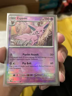 Pokemon Espeon 033/131 Master Ball English Prismatic Evolutions - Image 1