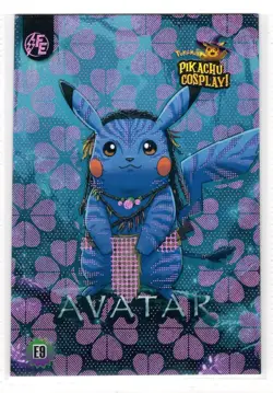 POKEMON PIKACHU COSPLAY! * AVATAR * E9 * BOX HIT - FOIL HOLO - Image 1