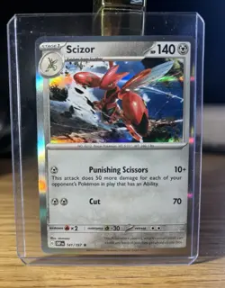 Scizor 141/197 SV03: Obsidian Flames Holo Rare Stage 1 140 HP Pokemon TCG - Image 1
