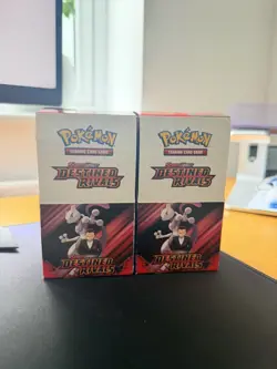 Pokemon TCG Destined Rivals Half Booster Box 18 Packs | UNSEALED | TESCO STOCK - Image 1