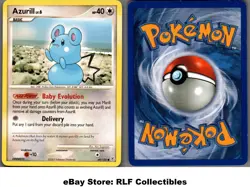 2007 Pokemon, Diamond & Pearl , #69/130 Azurill Lv. 6, Common - Image 1