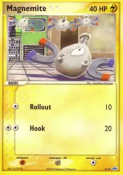 1x Magnemite - 4/10 - Common Heavily Played Pokemon Pokemon Trainer Kit - Image 1