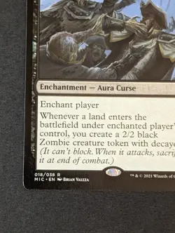 MTG - 1x Curse of the Restless Dead - Commander Innistrad Midnight Hunt NM Magic - Image 3