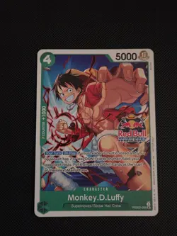 One Piece TCG - Monkey.D.Luffy PRB02-005 Red Bull Double DON!! - Promo - Image 1