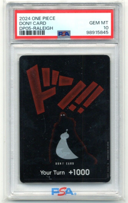 2024 One Piece Double Pack DP05 Raleigh Don!! PSA 10 Gem Mint Low Pop - Image 1