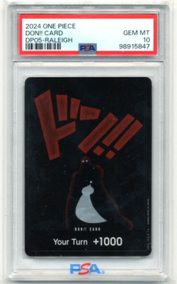 2024 One Piece Double Pack DP05 Raleigh Don!! PSA 10 Gem Mint Low Pop - Image 3