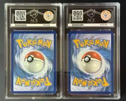 Pokemon Deerling & Sawsbuck Temporal Forces Sequential ACE 10 Graded Cards - Image 2