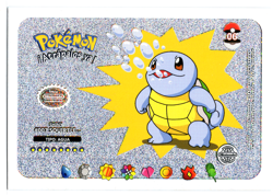 POKEMON - WHOS THAT POKEMON U * SHINY SQUIRTLE * GLITTER FOIL CARD - Image 1
