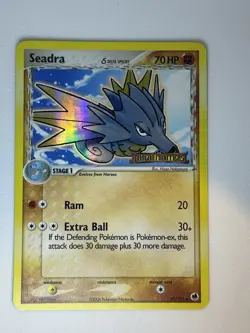 2006 | Pokemon TCG (SEADRA 37/101 NM | REVERSE HOLO) Card CCG EX Dragon Frontier - Image 1