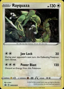 Rayquaza - (Pixel Cosmos Holo) Holo Promo Miscellaneous Cards & Products SWSH029 - Image 1