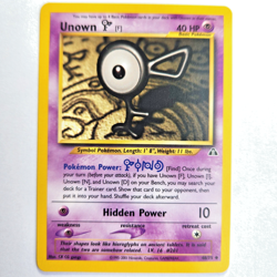 Unown [F] 48/75 Pokemon TCG Neo Discovery NM Vintage 2001 Card - Image 2