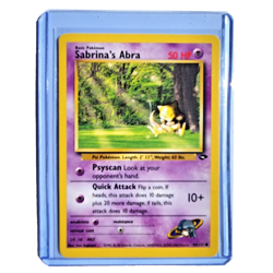 Sabrina's Abra 94/132 Pokemon TCG Gym Challenge NM Vintage 2000 Card - Image 1