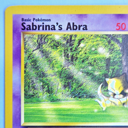 Sabrina's Abra 94/132 Pokemon TCG Gym Challenge NM Vintage 2000 Card - Image 3