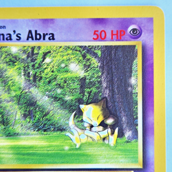 Sabrina's Abra 94/132 Pokemon TCG Gym Challenge NM Vintage 2000 Card - Image 4