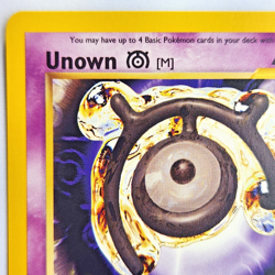 Unown [M] 49/75 Pokemon TCG Neo Discovery NM Vintage 2001 Card - Image 3