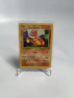 Pokemon Card Charmeleon Base Set 24/102 Uncommon Unlimited MP-HP - Image 1