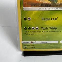 Ivysaur 2/73 Shining Legends Reverse Holo Uncommon Pokemon TCG MINT Card - Image 5