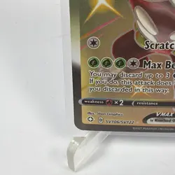 Rillaboom VMAX SV106/SV122 Shiny Holo Rare Shining Fates Vault Pokemon NM Card - Image 5