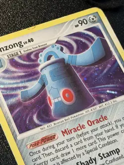 Bronzong 6/123 Holo Rare DP Mysterious Treasures Pokemon Card - Image 1