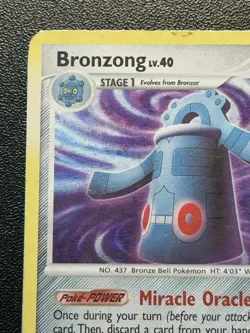 Bronzong 6/123 Holo Rare DP Mysterious Treasures Pokemon Card - Image 3