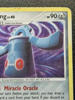 Bronzong 6/123 Holo Rare DP Mysterious Treasures Pokemon Card - Image 4