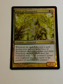 MTG - 1x Voice of Resurgence - Dragon's Maze - NM - FOIL Magic The Gathering 114 - Image 3