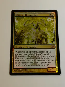 MTG - 1x Voice of Resurgence - Dragon's Maze - NM - FOIL Magic The Gathering 114 - Image 4