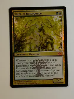 MTG - 1x Voice of Resurgence - Dragon's Maze - NM - FOIL Magic The Gathering 114 - Image 5