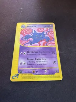 Pokemon TCG Expedition Base Set Haunter Card 80/165 Regular - Image 2