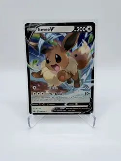 Pokemon Eevee TCG V-108/159-CROWN Zenith Ultra Rare Holo Card M/Nm Condition - Image 1