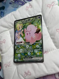 Lillie's Clefairy EX 184/159 Sv09 Journey Together Holo Rare Pokemon TCG Card - Image 3