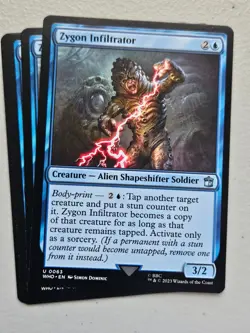 MTG l Zygon Infiltrator (x4 Playset) | (NM) Universes Beyond: Doctor Who - Image 1