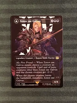 Zenos Yae Galvas Borderless Surge Foil R 0529 Final Fantasy FIN MTG NM - Image 1