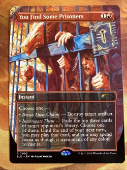 MTG Borderless You Find Some Prisoners SLD: D&D: Shadows Over Baldur's Gate! - Image 1