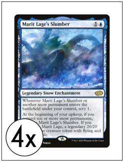 4x Marit Lage's Slumber, Magic the Gathering, MTG NM - Image 1