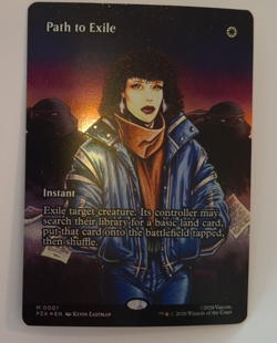 Path to Exile Borderless FOIL NM Teenage Mutant Ninja Turtles TMNT MTG - Image 1