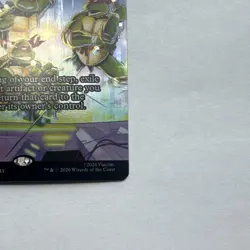 WOTC * Teleportation Circle * TMNT Foil Borderless MTG - Image 3