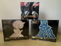 Pokemon Mega Evolutions POKEMON CENTER ETB Set And Enhanced Booster Box SEALED - Image 1