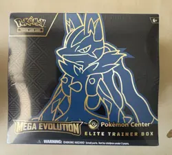 Pokemon Mega Evolutions POKEMON CENTER ETB Set And Enhanced Booster Box SEALED - Image 3