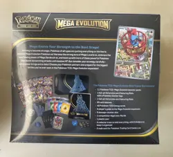 Pokemon Mega Evolutions POKEMON CENTER ETB Set And Enhanced Booster Box SEALED - Image 4