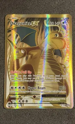 POKEMON CARD 2016 DRAGONITE EX FULL ART 106/108 XY EVOLUTIONS - Image 1