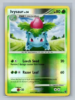 Pokemon Ivysaur Reverse Secret Wonders 51/132 NM - Image 1