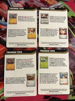 Pokemon TCG Perfect Order Trainer Tips Cards Pre Release Kit Card Full Set Of 4 - Image 2