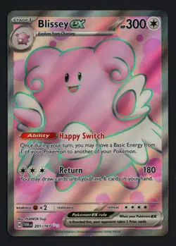 Blissey ex 201/167 SV06: Twilight Masquerade Ultra Rare Pokemon TCG - Image 1