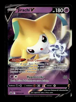 Jirachi V SWSH299 SWSH: Sword & Shield Promo Holofoil Pokemon TCG - Image 1