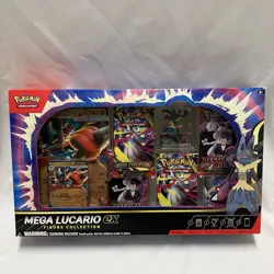 Pokemon TCG: Mega Lucario ex Premium Figure Collection Box - Factory Sealed - Image 1