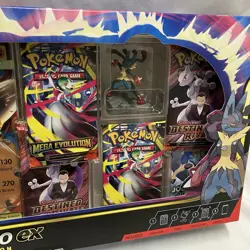 Pokemon TCG: Mega Lucario ex Premium Figure Collection Box - Factory Sealed - Image 2