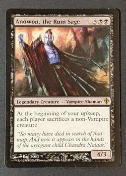 MTG - 1x Anowon The Ruin Sage - Worldwake - LP - Rare = Magic The Gathering #49 - Image 1