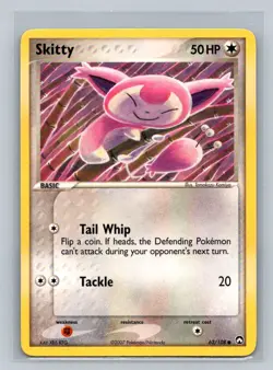Pokemon Skitty Power Keepers 62/108 Mild Play MP+ Komiya - Image 1