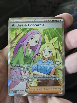 Anthea and Concordia 254/217🔥 Ascended Heroes 🔥Pokemon TCG Full Art Trainer🔥 - Image 1